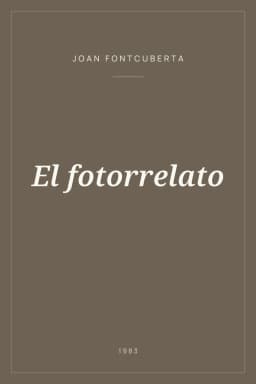 Portada de El fotorrelato